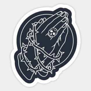 Praying Hands Sticker